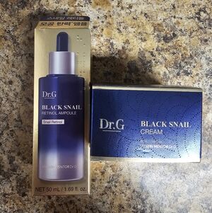 DR G Black Snail Retinol Ampoule + Black Snail Cream